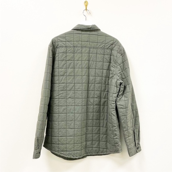 UGG Trent Quilted Shirt Jacket in Olive, Size XL - Picture 4 of 13